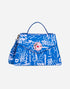 Layla Bag Glimmed Book Blu
